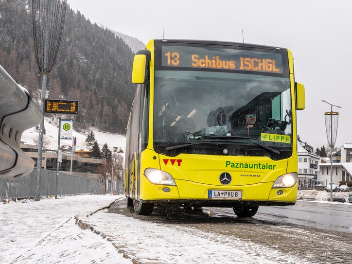 Ischgl 官方冬季交通图