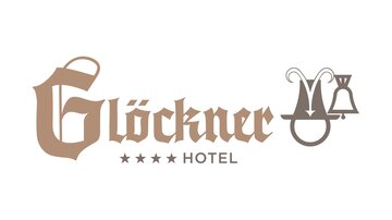 Ein elegantes Logo des Glöckner Hotels. Die Schrift ist klassisch und ornate, mit einem stilisierten Symbol neben dem Schriftzug.