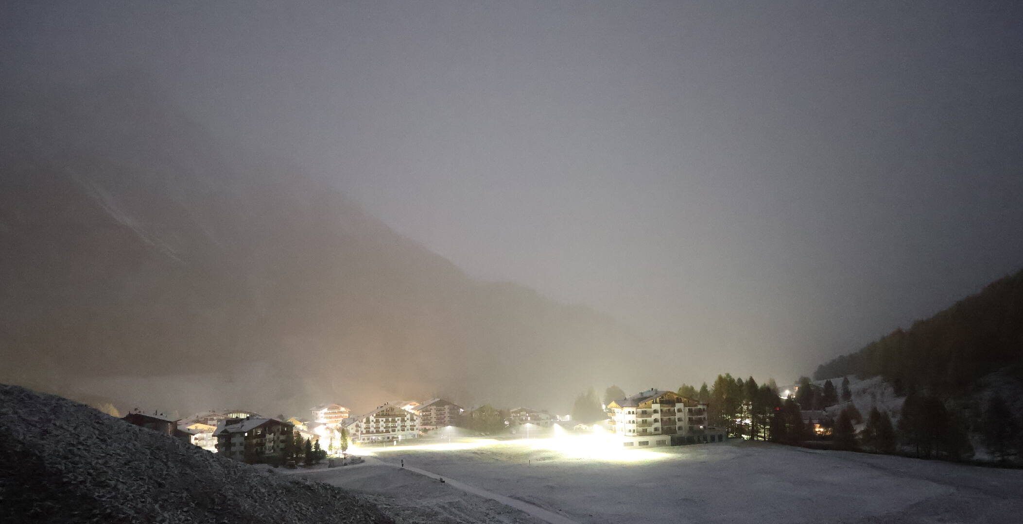 Webcam Samnaun paese - panorama a 360° - 1840m